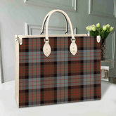Clan Cameron Of Erracht Weathered Tartan Leather Bag JA58 Clan Cameron Tartan Today